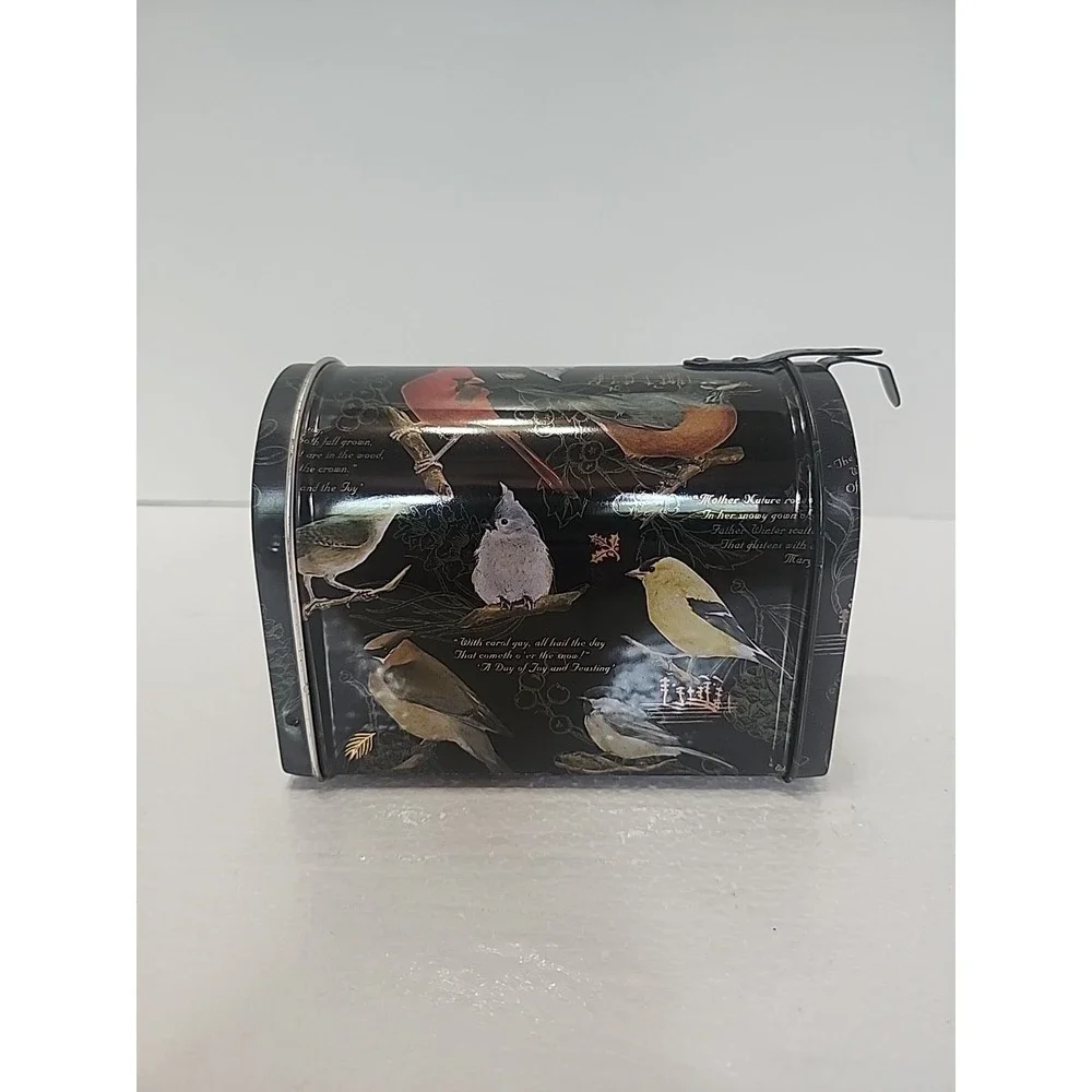 Vintage Global Innovation Mini Metal Mailbox Tin Bird Lovers 3 X 5 Inches